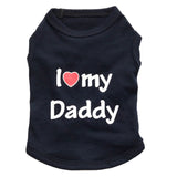 Small Dog or Cat Sweet-T Summer Shirt, "I Love My Mommy!"