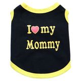Small Dog or Cat Sweet-T Summer Shirt, "I Love My Mommy!"