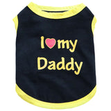 Small Dog or Cat Sweet-T Summer Shirt, "I Love My Mommy!"