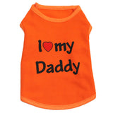 Small Dog or Cat Sweet-T Summer Shirt, "I Love My Mommy!"