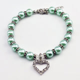 KIMHOME PET Fashion Pet Coller Puppy Dog Cat Pearl Necklace Pet Accessories Love Diamond Pets Dogs Cats Collar & Ldads Jewelry