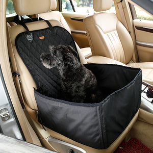 Portable pet dog waterproof dog bag pet car carrier dog carry storage bag pet booster seat cover for travel 2 in1 carrier buckle