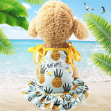 New Pets clothes 1pc Fashion Pet Couples Dress Puppy Dog Princess Lovely Strawberry/ Pineapple Dress Dog Dresses summer 33